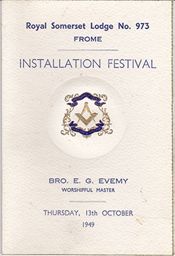 E G Evemy 1949